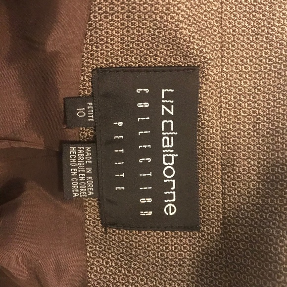 Liz Claiborne Collection Suit Jacket Size 10P - Picture 3 of 3